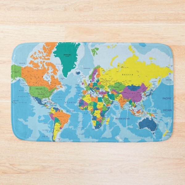 Item preview, World Map designed and sold by KrymSky.