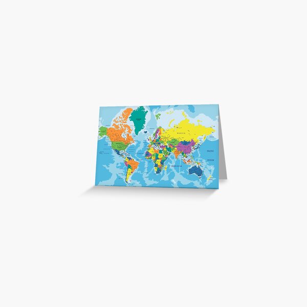 Item preview, World Map designed and sold by KrymSky.