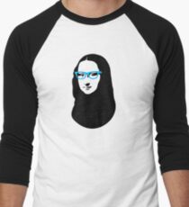 Mona Lisa Hipster Men's Baseball ¾ T-Shirt