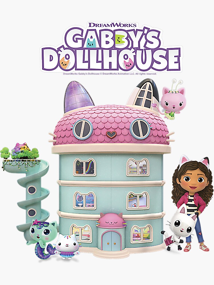 Gabby dollhouse pack  Sticker for Sale by AMIE-WILSONCA