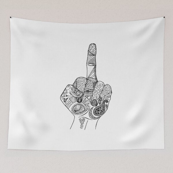 Item preview, Tangle middle finger designed and sold by experimentons.