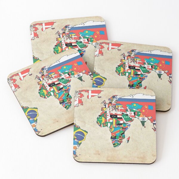 Item preview, Map with Countries designed and sold by KrymSky.