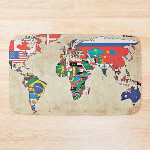 Item preview, Map with Countries designed and sold by KrymSky.
