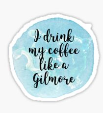 gilmore girls coffee Sticker
