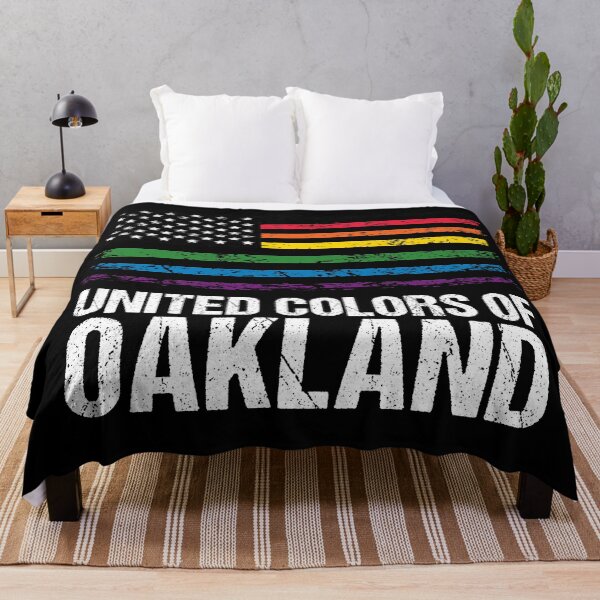 Item preview, Orgullo de la bandera LGBT USA de Oakland desde Oakland designed and sold by Urosek.