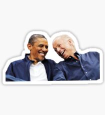 obama biden bff Sticker