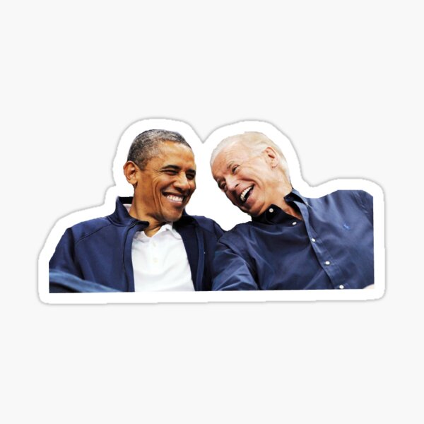 obama biden bff Sticker