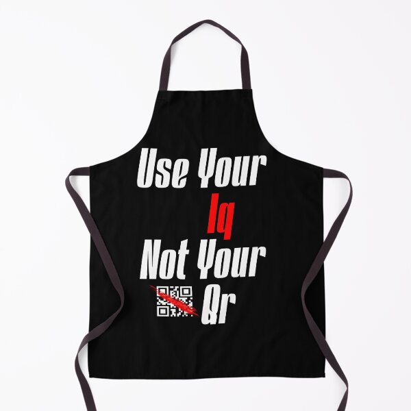 Item preview, Use Your Iq Not Your Qr designed and sold by NuarzDesign.
