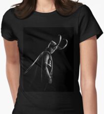Loki black&white Women's Fitted T-Shirt