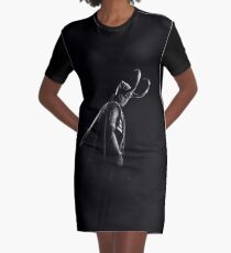 Loki black&white Graphic T-Shirt Dress