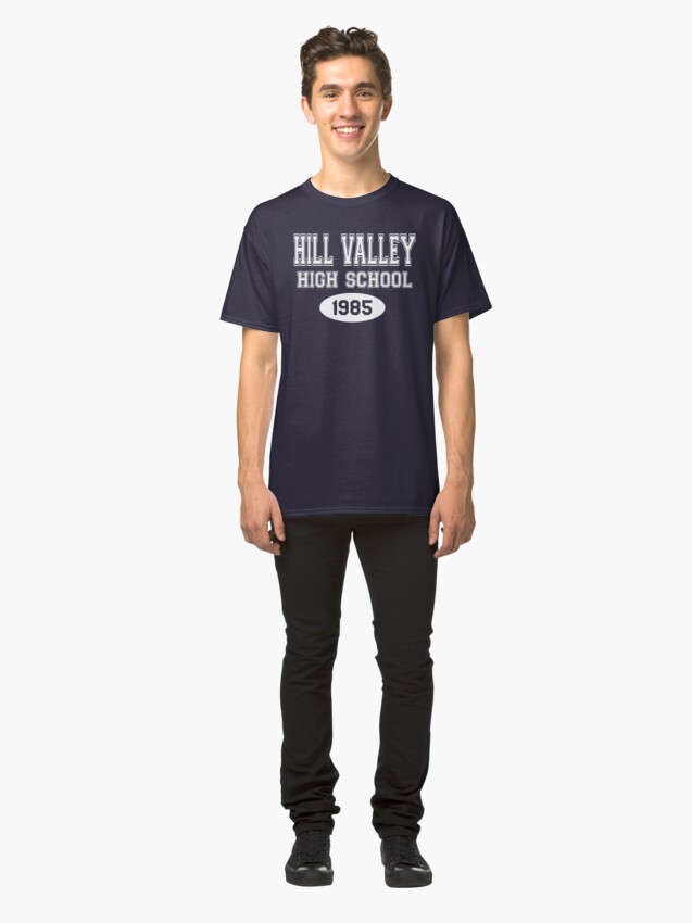 hill valley high school t shirt