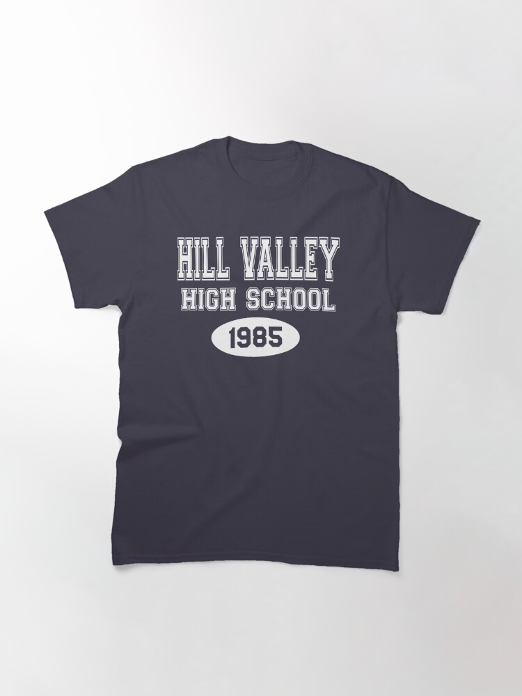 hill valley high school t shirt