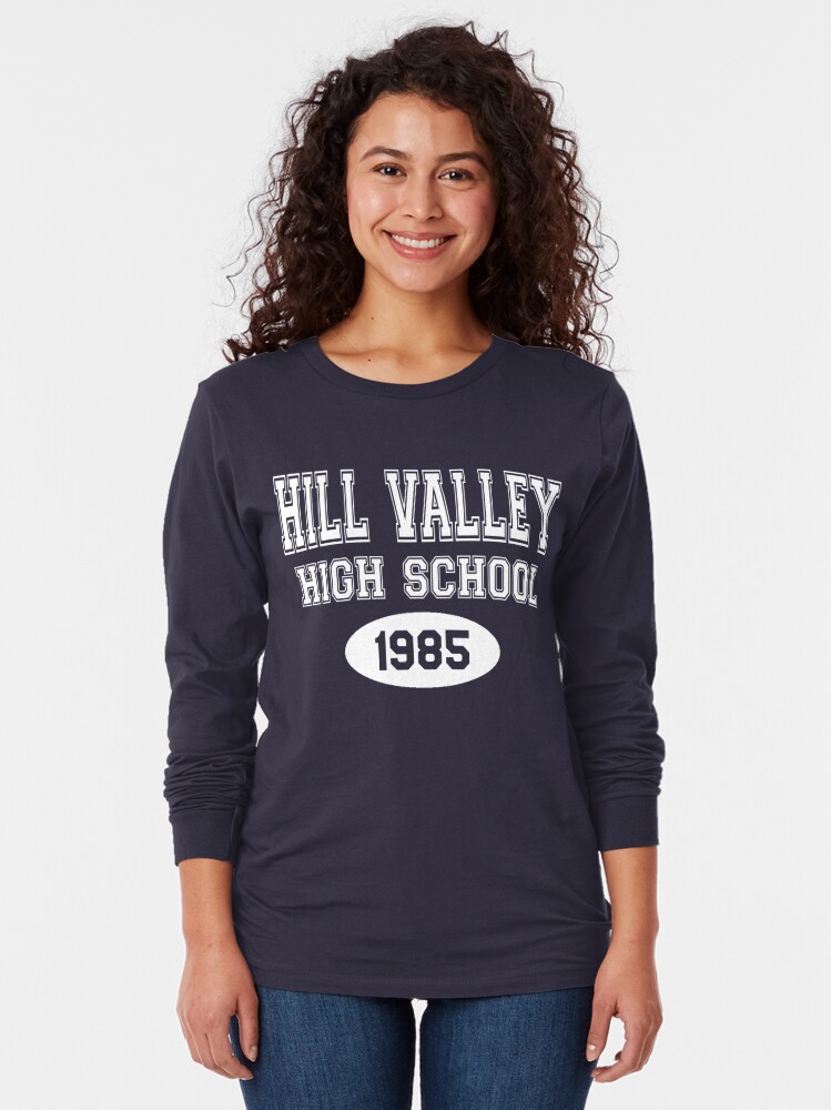 hill valley high school t shirt