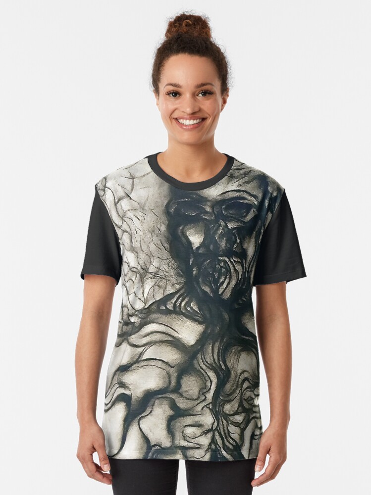Alternate view of Breath. Graphic T-Shirt