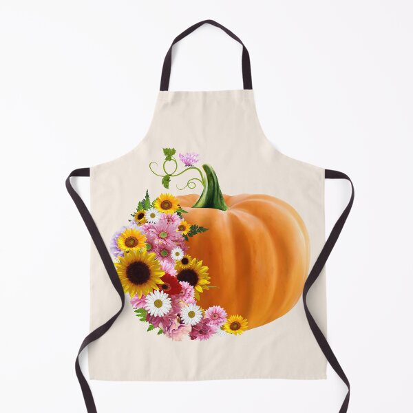Item preview, Pumpkin and colorful flowers, pumpkins, halloween, fall, autumn, orange, Autumn is coming designed and sold by Collagedream.
