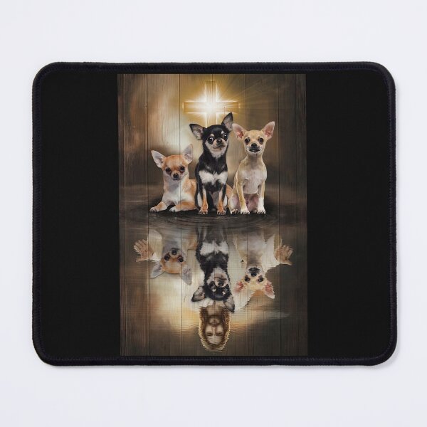 Item preview, Jesus Sitting With Chihuahua Christmas For Chihuahua Lover Poster Gift designed and sold by Susanspy007.