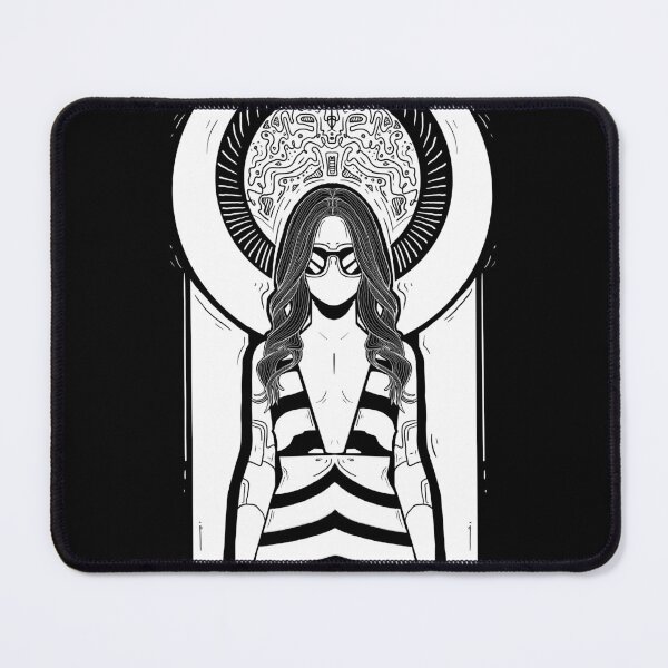 Item preview, Modern Black and White Line Art Girl, Cyber Punk Girl, Comic Book Design, Comic Girl, Modern Minimal Girl Art Poster,  designed and sold by Arsalanes.