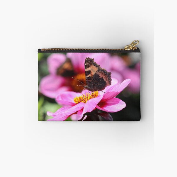 Item preview, Tortoiseshell butterflies on dahlias designed and sold by GreyFeatherPhot.