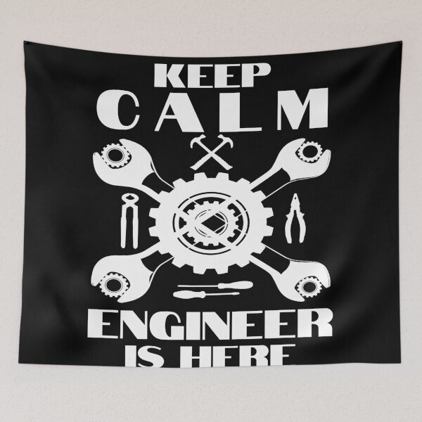 Item preview, Keep Calm, The Engineer Is Here! What Is Your Super Power? Look At Me And Envy. Not The Title, But The Passion I Have For My Field!  - Funny designed and sold by Programmer's  Life and Humor.