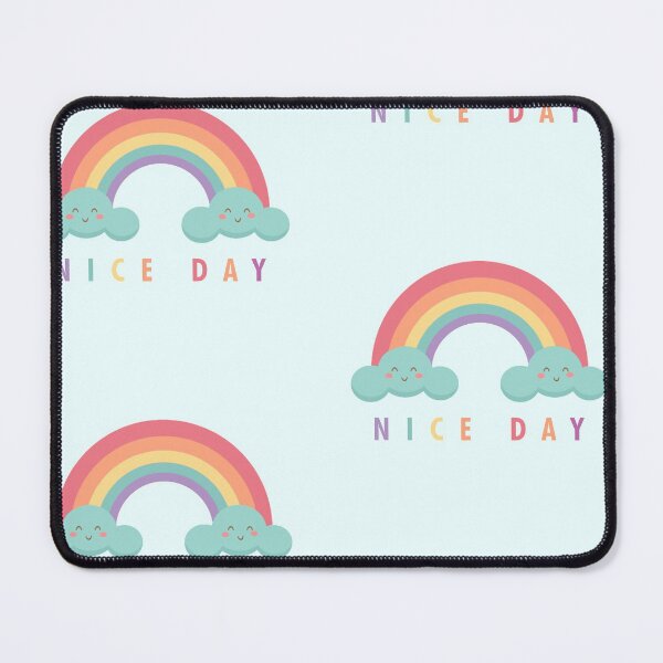 Aperçu de l'œuvre Nice Day - Rainbow Clouds - Meilleur cadeau pour anniversaire d'enfants créée et vendue par sinhalaGreeting.