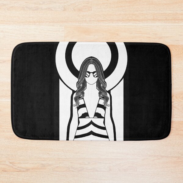 Item preview, Modern Black and White Line Art Girl, Cyber Punk Girl, Comic Book Design, Comic Girl, Modern Minimal Girl Art Poster,  designed and sold by Arsalanes.