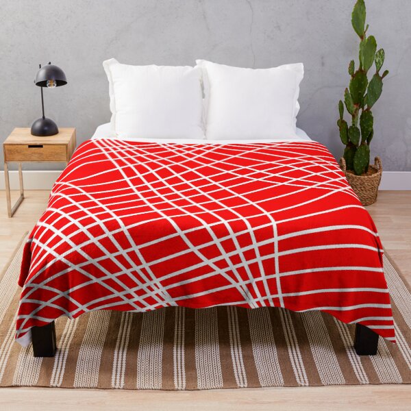 Item preview, Abstract pattern - red and white. designed and sold by K.S ART.