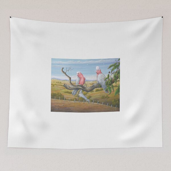 Item preview, RIVER VIEW   ( PINK GALAHS ) designed and sold by opointonartist.