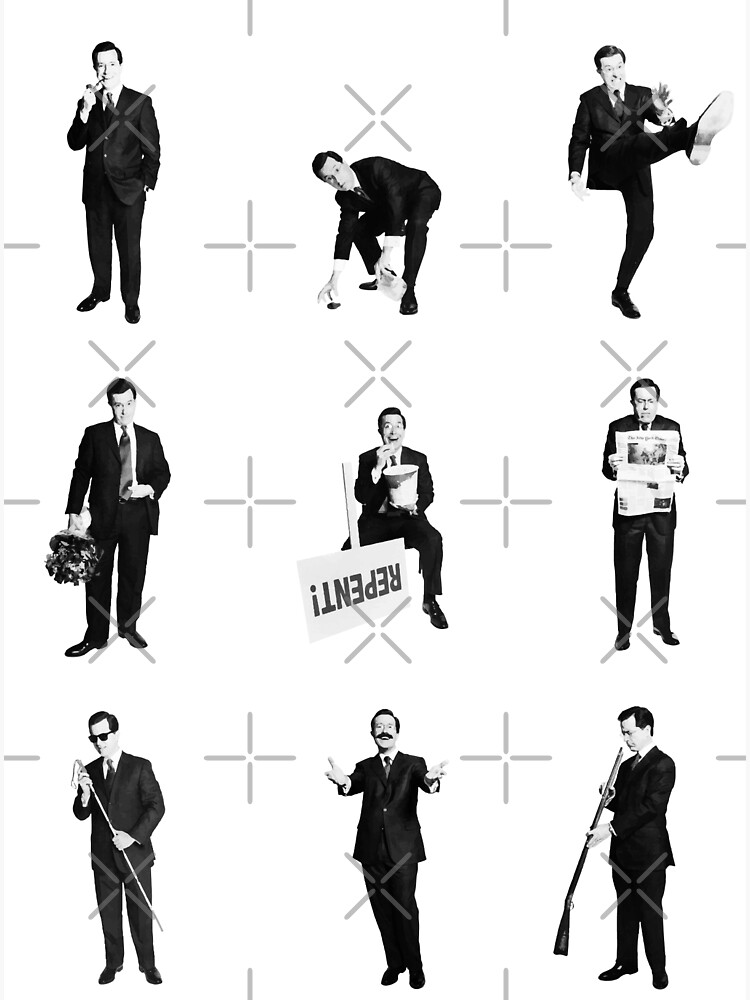 "Stephen Colbert" Poster by aFiendishThingy Redbubble