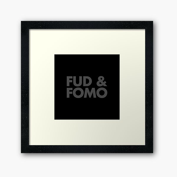 Artikel-Vorschau von FUD & FOMO - Bitcoin / Crypto (Grau) , designt und verkauft von NautilusMare.