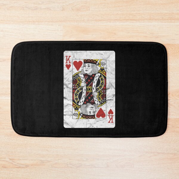 Item preview, Playing Cards King Of Hearts (distressed design) designed and sold by siggyspatsky.