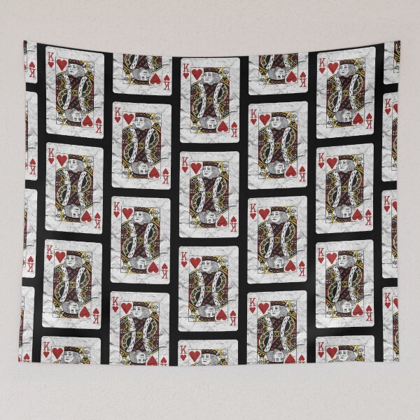 Item preview, Playing Cards King Of Hearts (distressed design) designed and sold by siggyspatsky.
