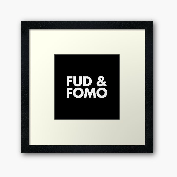 Artikel-Vorschau von FUD & FOMO - Bitcoin / Crypto (Weß), designt und verkauft von NautilusMare.