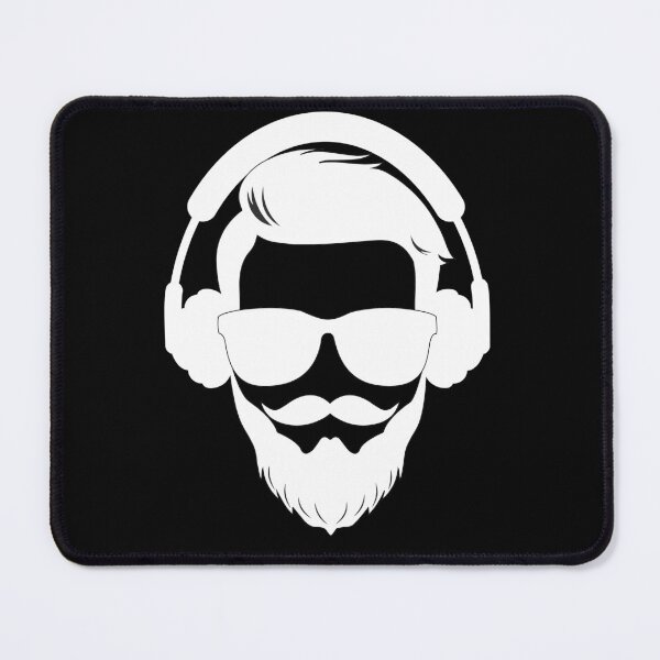 Item preview, Beard Man  Put on the Headphone white edition  designed and sold by Chamika69.