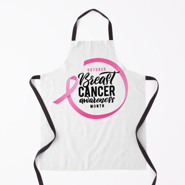 Item preview, October Breast Cancer Awareness Month - Script Text within Pink Ribbon designed and sold by WearWolfDesigns.