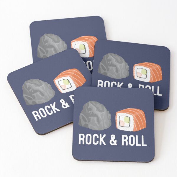 Item preview, Rock sushi roll music pun designed and sold by Tefra.