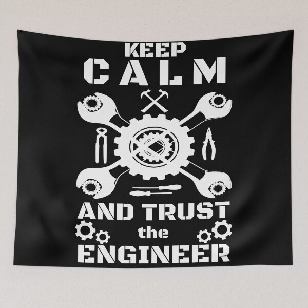 Item preview, Keep Calm And Trust The Engineer. Look At Me And Envy. Not The Title, But The Passion I Have For My Field - Funny designed and sold by Programmer's Life and Humor.
