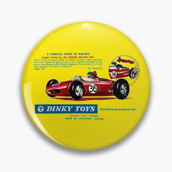 Item preview, DINKY TOY RACING CAR - ADVERT designed and sold by ThrowbackAds.