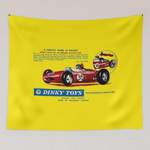 Item preview, DINKY TOY RACING CAR - ADVERT designed and sold by ThrowbackAds.