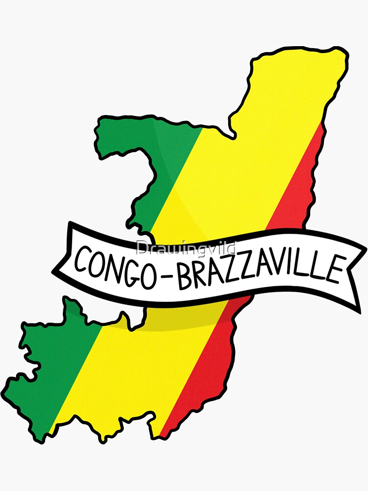 Drapeau Congo Brazza  Drapeau, Congo, Africaine