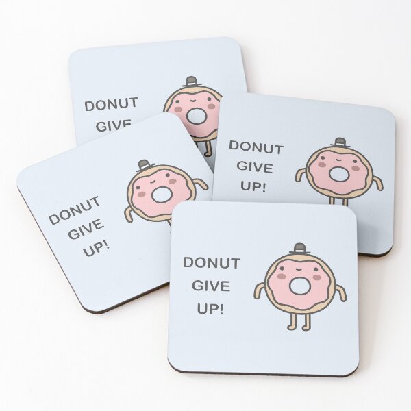 Item preview, Donut Give Up! designed and sold by brewsterandlulu.