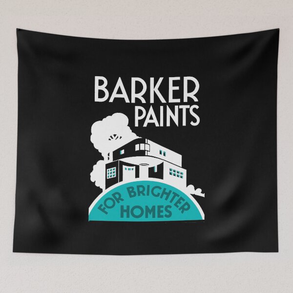Item preview, BARKER PAINTS - ADVERT designed and sold by ThrowbackAds.