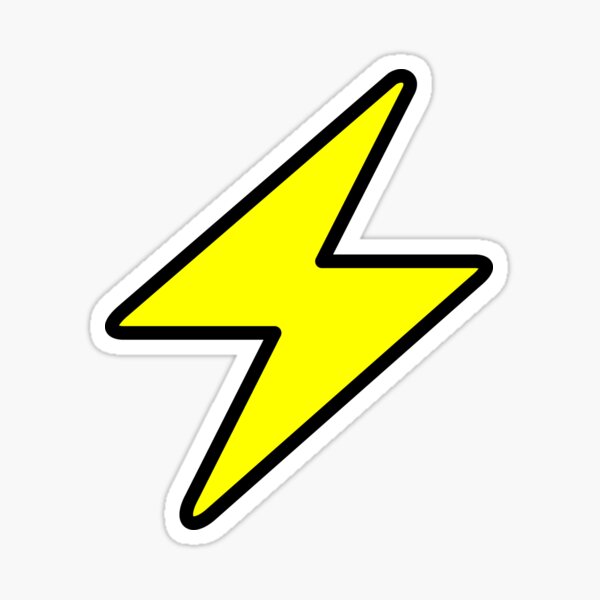 Artikel-Vorschau von Lightning Network (Bitcoin / Nur Blitz / Gelb hell), designt und verkauft von NautilusMare.