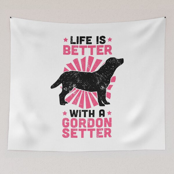 Item preview, Life with Gordon Setter British Pointing Dog designed and sold by madgrfx.