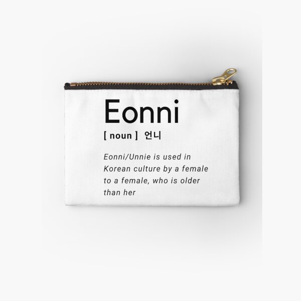 Item preview, Eonni Unnie Korean Word designed and sold by Kdramaspot.