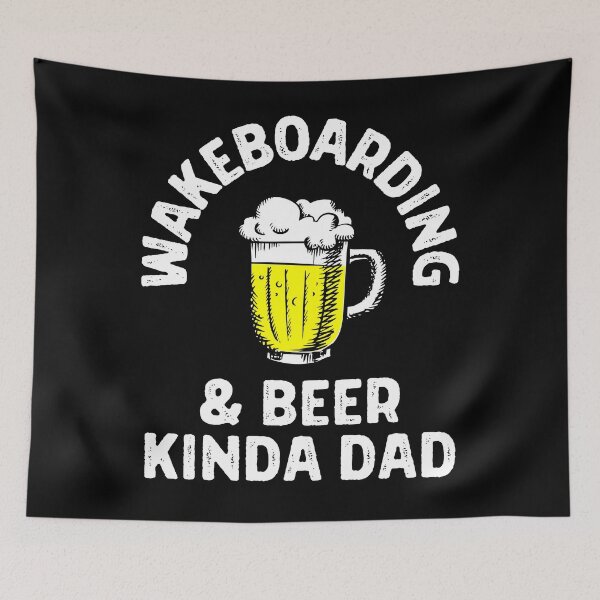 Item preview, Wakeboarding & beer kinda dad designed and sold by TheGreenGoat.