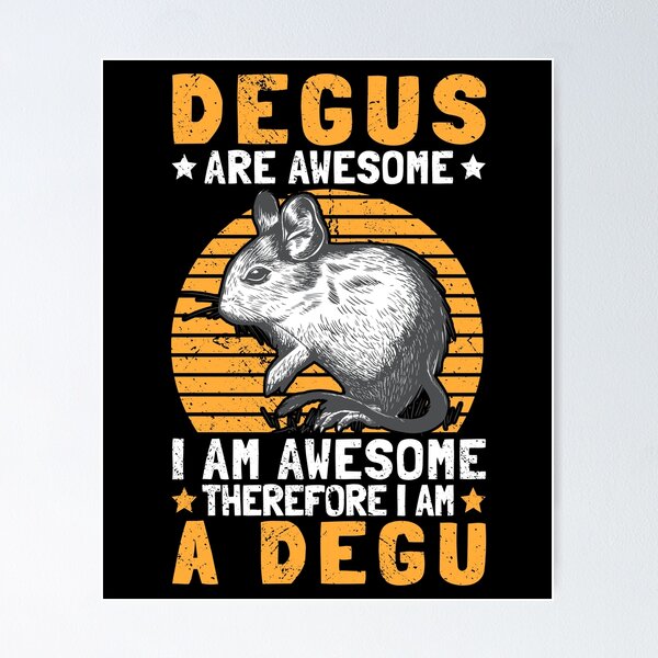 Item preview, Degu are fantastic rodents Chilean rodents designed and sold by madgrfx.