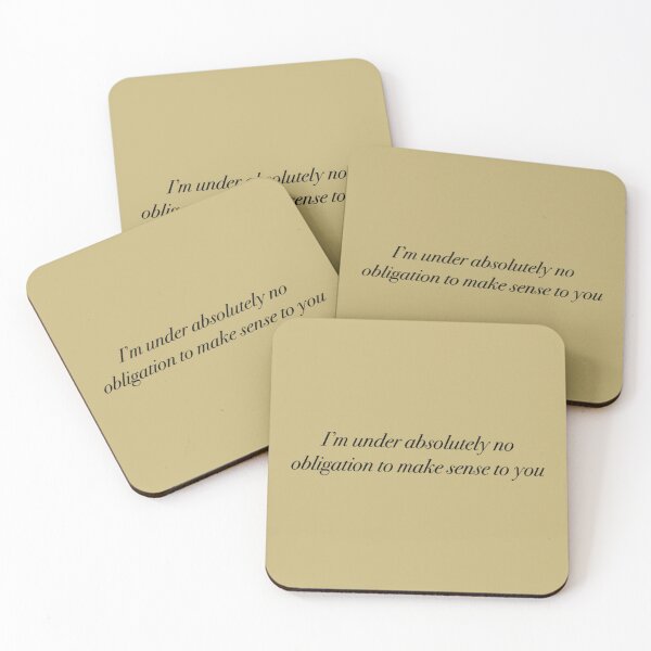 Item preview, No tengo absolutamente ninguna obligación de tener sentido para ti cita de _quot_los siete maridos de Ev designed and sold by WerkQueen.