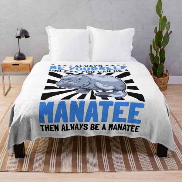 Item preview, Manatee be yourself manatee marine mammal saying designed and sold by madgrfx.