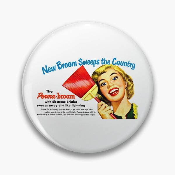 Item preview, PERMA BROOM (WITH ELECTRENE BRISTLES) - ADVERT designed and sold by ThrowbackAds.