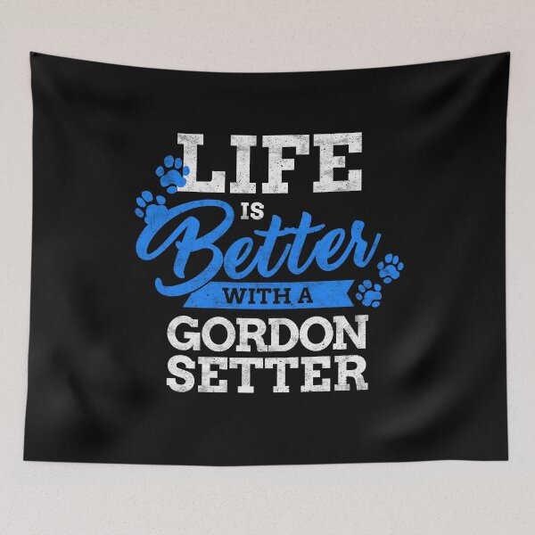 Item preview, Life with Gordon Setter British Pointing Dog designed and sold by madgrfx.